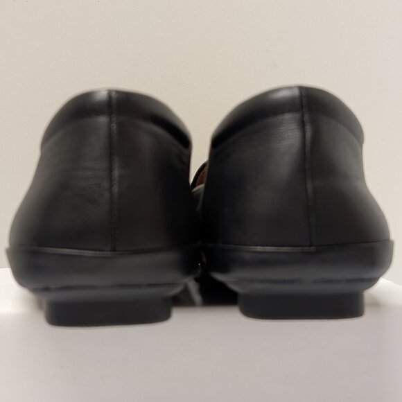 Naturalizer® Bashful Slip-On Leather Loafers in Black Leather - Picture 10 of 15